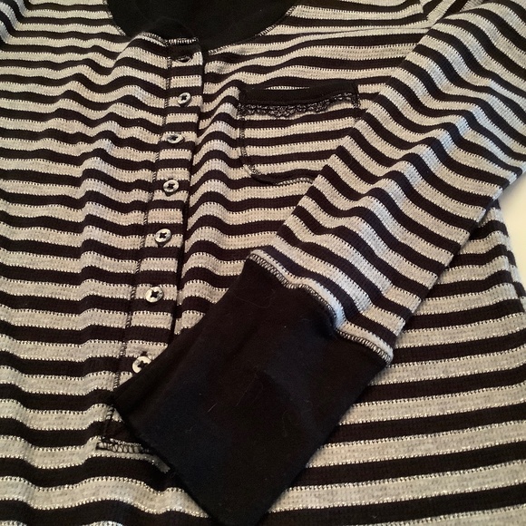 Victoria Secret Black, grey silver knit romper - Picture 5 of 6